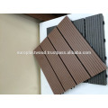 Interlock impermeável wpc decking tiles